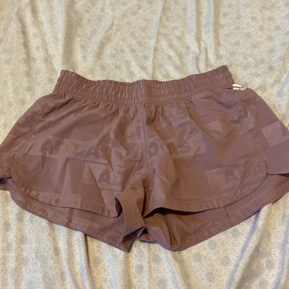 Adidas womens athletic shorts in mauve - Picture 1 of 5
